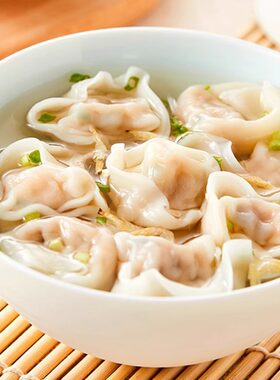 思念上汤小云吞三鲜馄饨荠菜猪肉抄手120g15只方便冷冻速食快早餐