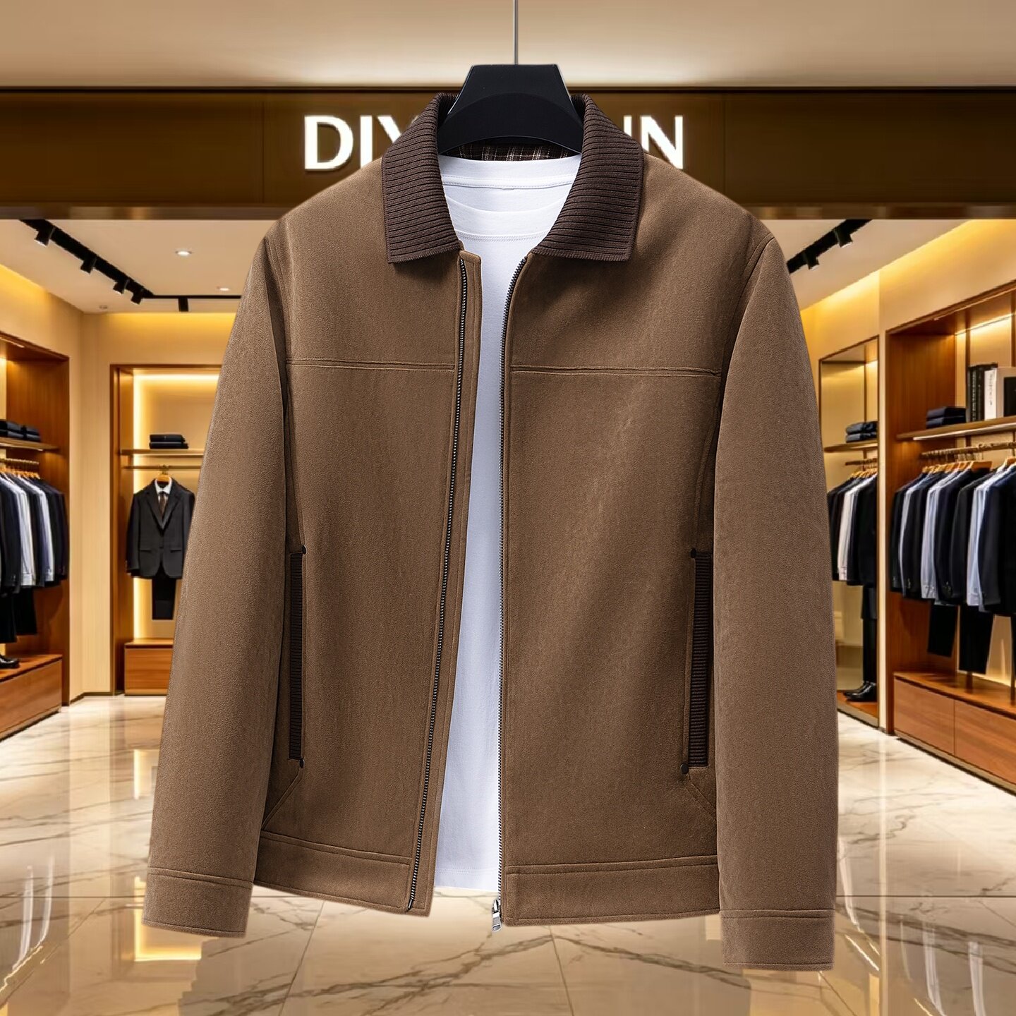 DIYINGLUN品牌轻奢男羽绒服外套