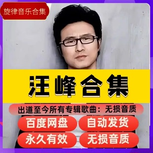 汪峰音乐所有专辑全部歌曲高品质MP3车载网盘打包下载无损音源