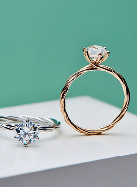 女银镀白金玫瑰金甜美欧美