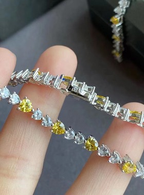 pringxy女生莫桑石甜美手链