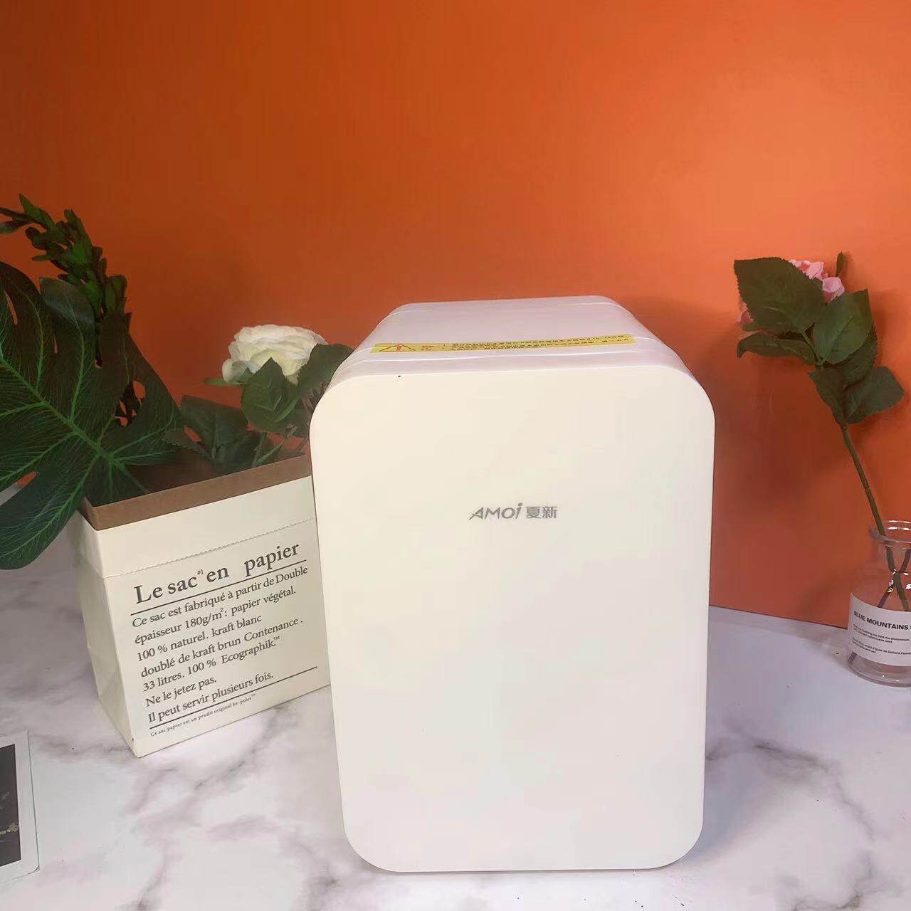 新款夏新迷你小型专用美妆冰箱 家用办公室车载半导体冷热箱