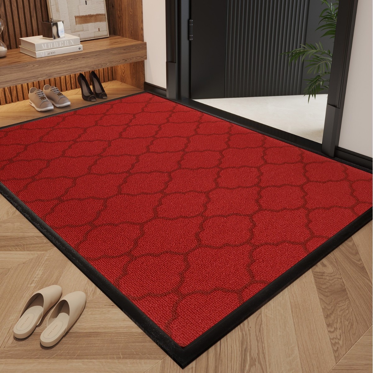 北欧简约入户门垫防滑耐磨家用大门口耐脏地毯进门脚垫子丙纶
