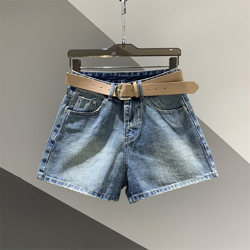 2026年春季新款做旧水洗牛仔短裤女百搭宽松显瘦a字外穿阔腿热裤,女装/女士精品,牛仔裤,淘宝优惠券,粉丝福利购,淘宝优惠卷