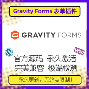 Forms插件 Gravity WP表单插件 高级表单生成插件 Wordpress表单