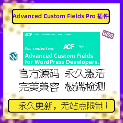 Advanced Custom Fields Pro 插件 ACF插件 WP自定义字段 官方版