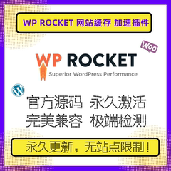 WP Rocket插件 WP网站加速插件 缓存加速 Wordpress网站加速 官方