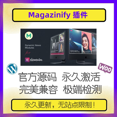 Magazinify插件 Elementor扩展组件 Elementor附加插件 官方原版