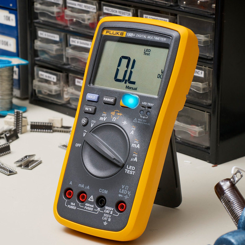 fluke福禄克f101/f15b / f17b /18b /f107数字高精度万用表12e