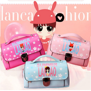 韩版PU皮革耐脏防水中小学生笔袋大容量密码锁女生收纳袋送礼物