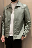 2024秋季新款皮衣韩版修身机车服pu皮夹克301A-1/JK15/P100控138，男装夹克，星座301A-1
