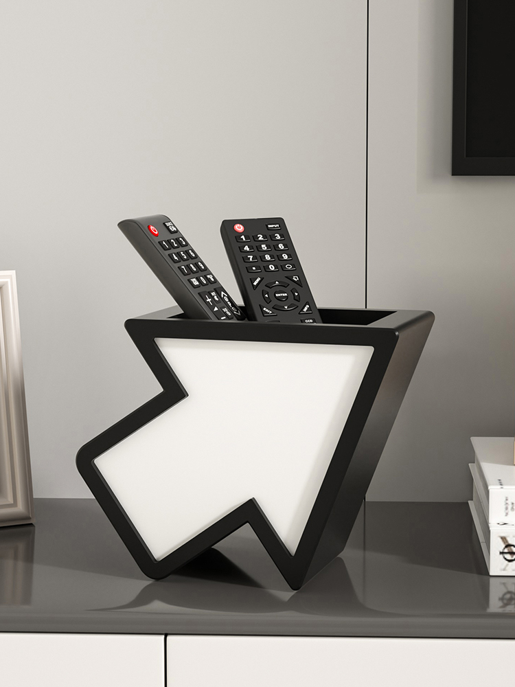 MSKA创意箭头桌面收纳盒茶几客厅入户玄关高颜值遥控器杂物整理盒