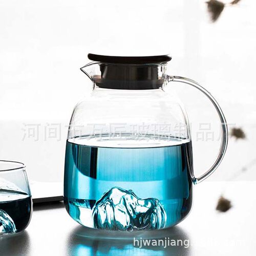 云石耐高温家用冷水壶超大容量北欧创意冰水凉水壶凉白开水壶水杯