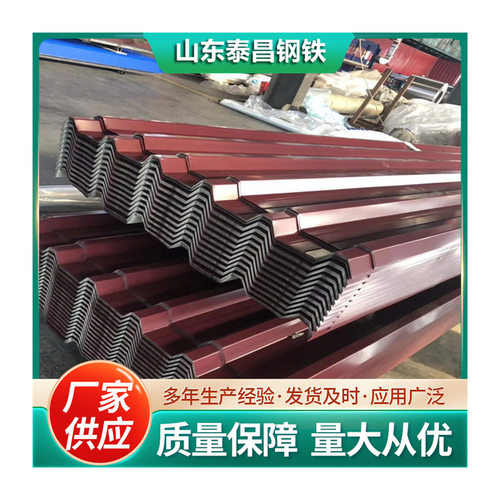供应彩钢瓦压瓦楞板金属屋面镀铝锌瓦开平板压型板彩钢瓦