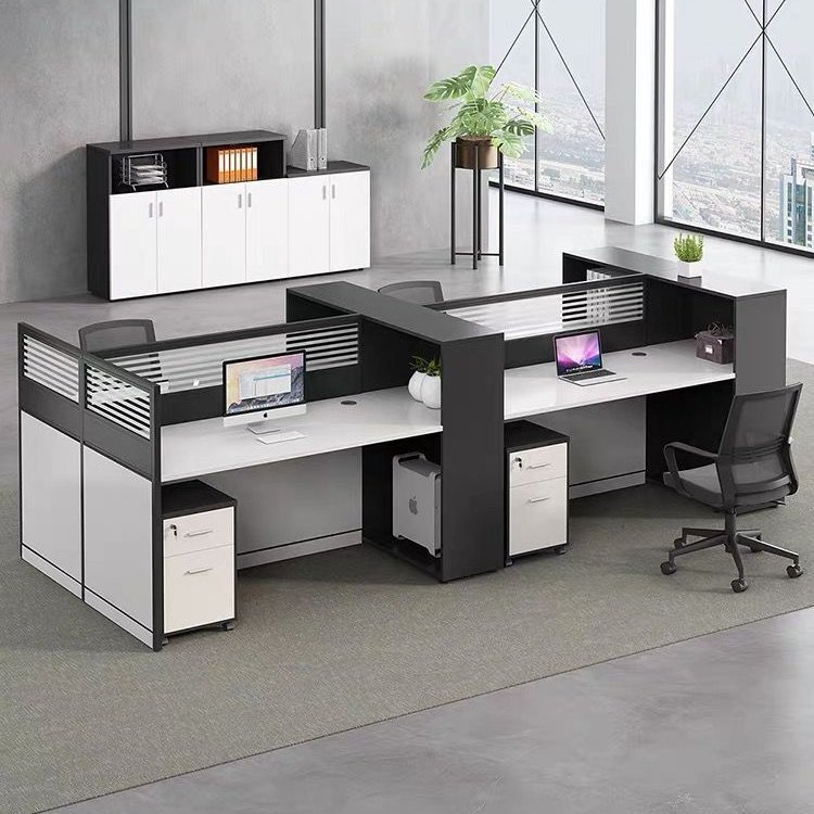 办公桌子职员桌屏风工作位简约现代四人位办公室桌椅组合办公家具,商业/办公家具,办公屏风/隔断,淘宝优惠券,粉丝福利购,淘宝优惠卷