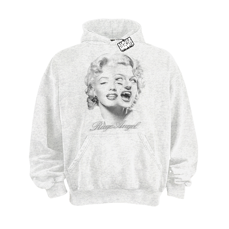 RC梦露美式复古印花情侣连帽卫衣