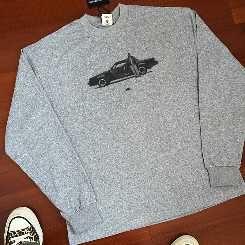 RC美式kdot青少年小领口长袖tee