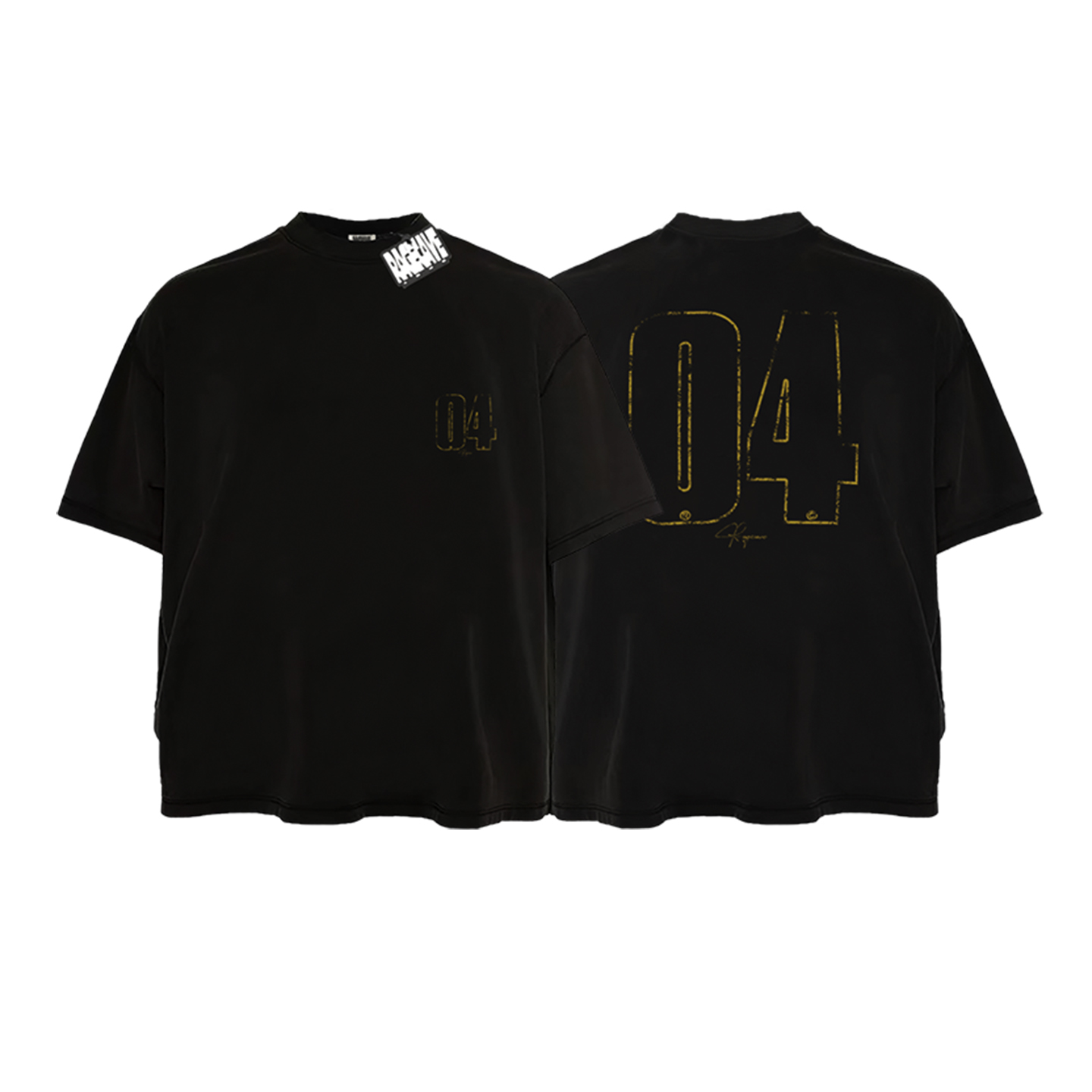 RC四周年纪念印花国潮情侣T恤