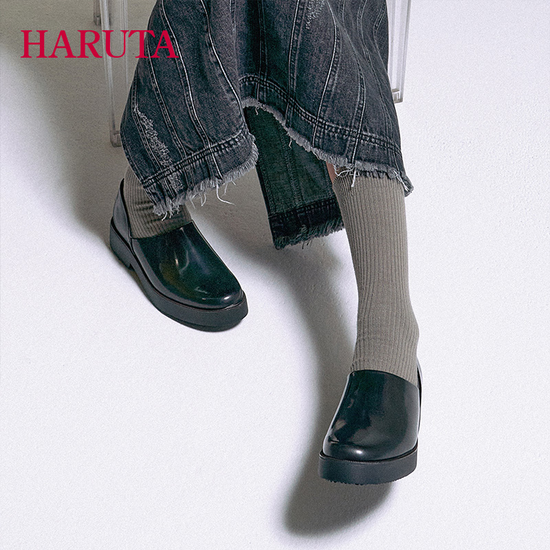 haruta展会新品日本进口低跟鞋
