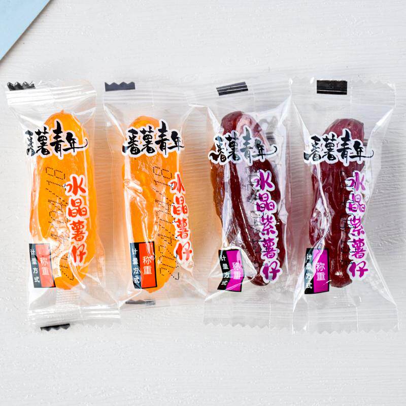 农色惠薯仔水晶薯仔紫薯仔散称小包地瓜干番薯干休闲零食小吃