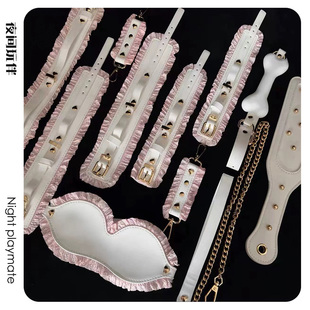 小狗爱神 puppy女仆choker项圈牵引绳手环眼罩六件套小狗派对ddlg