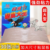 加大粘鼠板强力粘鼠贴家用捕鼠板沾大老鼠苍蝇纸抓捉黏沾老鼠粘板
