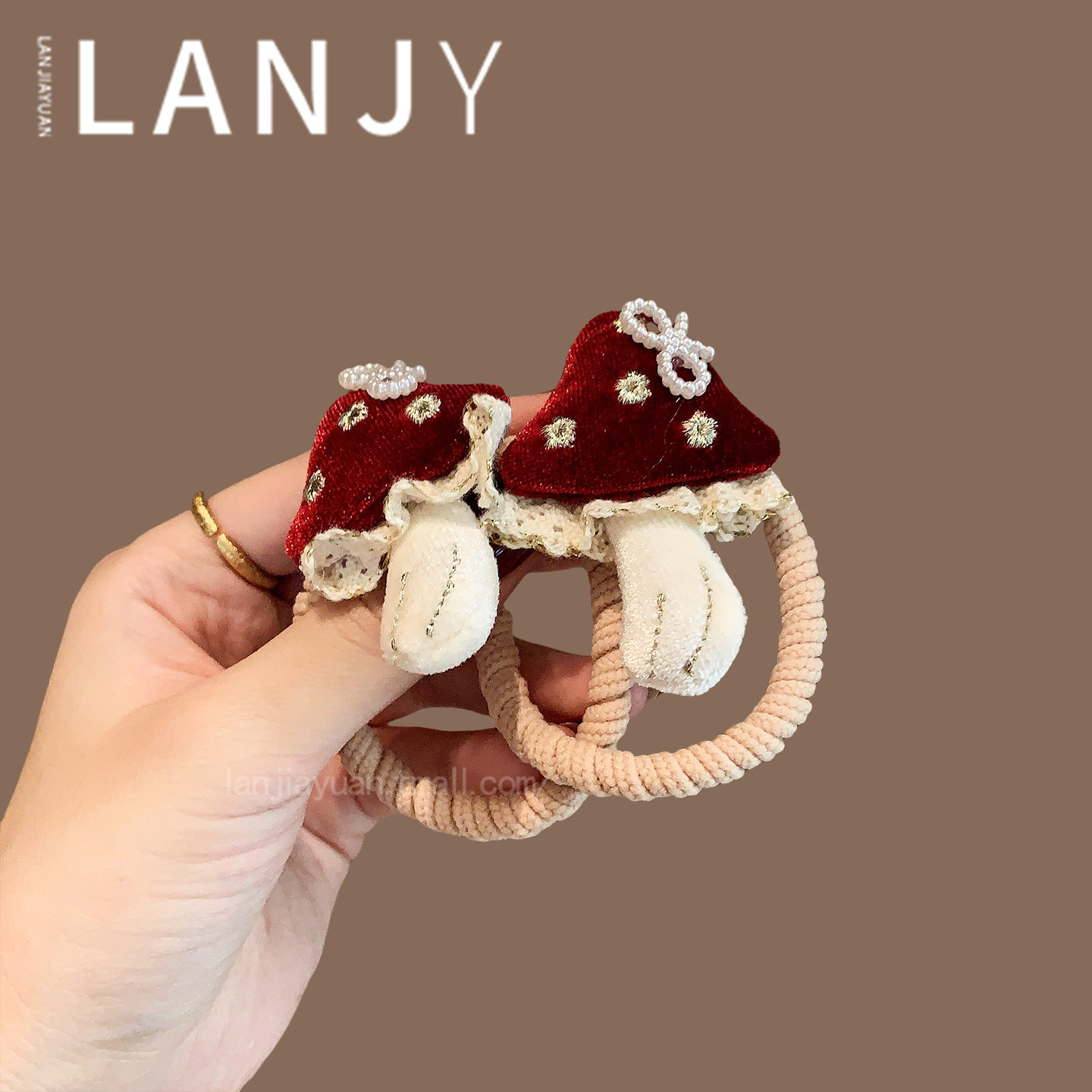 2025年秋冬新款丝绒发圈