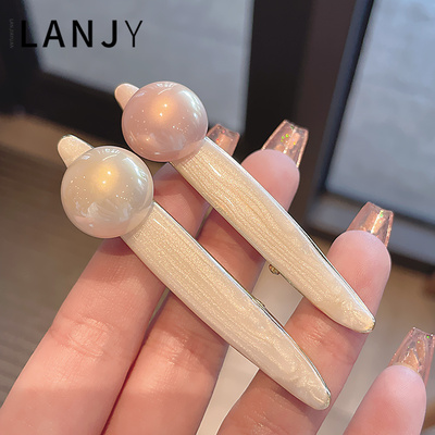 韩国东大门滴油发夹一字夹