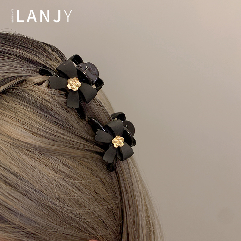 小号黑色蝴蝶结公主发夹
