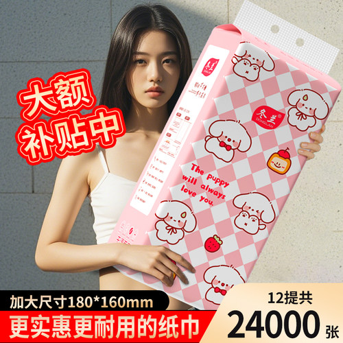12提*24000张悬挂式抽纸