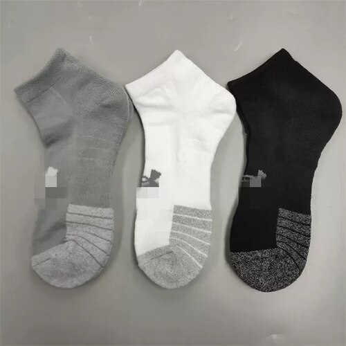 10双25元男女毛巾底纯棉运动袜中筒跑步加厚篮球袜训练潮袜微瑕