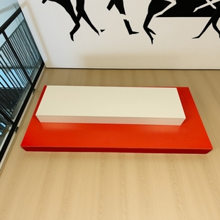 长方形网红直播站台模特婚纱墩子酒吧展示台黑色底座烤漆地台定制