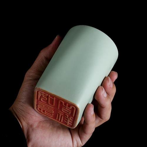 汝窑大号茶杯个人专杯汝瓷品茗杯
