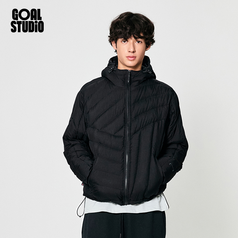 2024超级足球加厚斜纹羽绒服