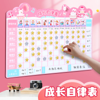 兒童成長(zhǎng)自律表小學(xué)生計(jì)劃表映心
