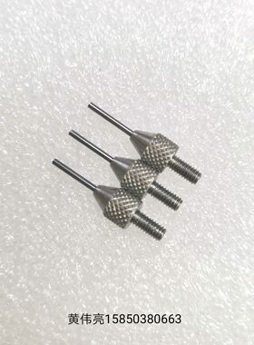 Mitutoyo数显表针型测头 钨钢平头测针M2.5螺牙直径1mm 21AAA332