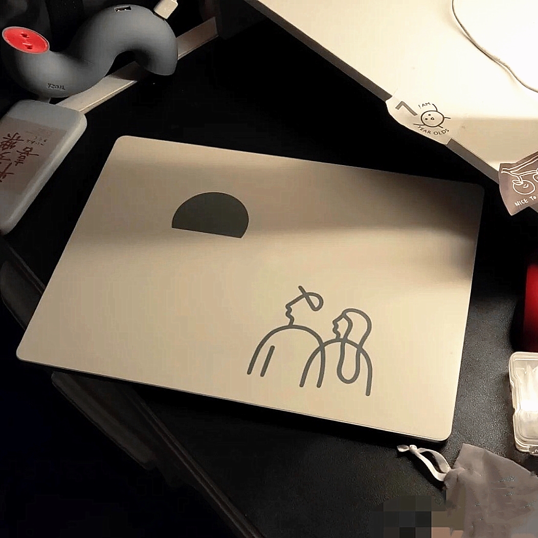 笔记本电脑贴纸联想小新air14保护膜pro13惠普华为matebook14戴尔G3全套外壳贴膜15.6寸硕ins风y7000p适用于