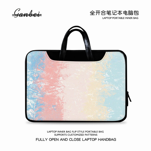 高级感笔记本手提包适用华为matebook14苹果macair13惠普小米戴尔联想小新pro16华硕男女电脑包15点6寸内胆包