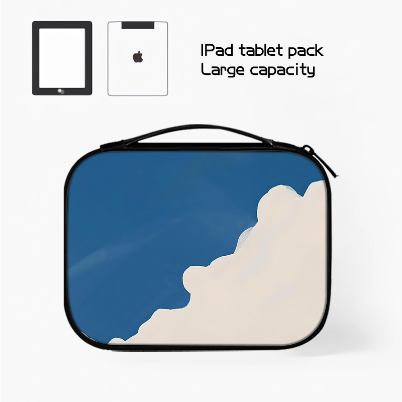 风景油画平板收纳包适用苹果ipad11代小米6s华为matepad11.5S电脑Pro13英寸手提内胆包air7键盘袋mini6保护套