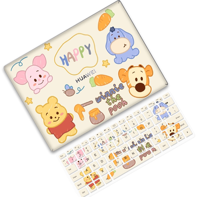 苹果华为电脑壳适用简约可爱