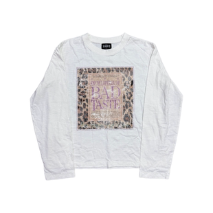 HEAVENKNOWS NEW VINTAGE 180G洗水做旧肌理竹节棉长袖 Bad Taste