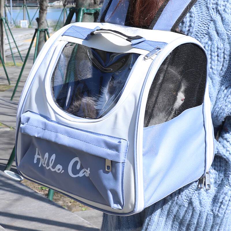 猫包外出便携大容量双肩猫咪书包宠物背包猫笼透气太空舱手提用品