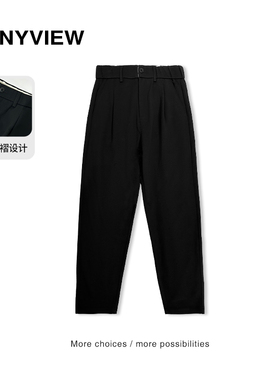 Anyveiw专柜同款男士中青年休闲裤轻商务小西裤微锥型春秋款经典