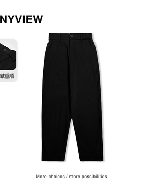 Anyveiw专柜同款男士青年休闲裤宽松梨型学生百搭秋冬厚款