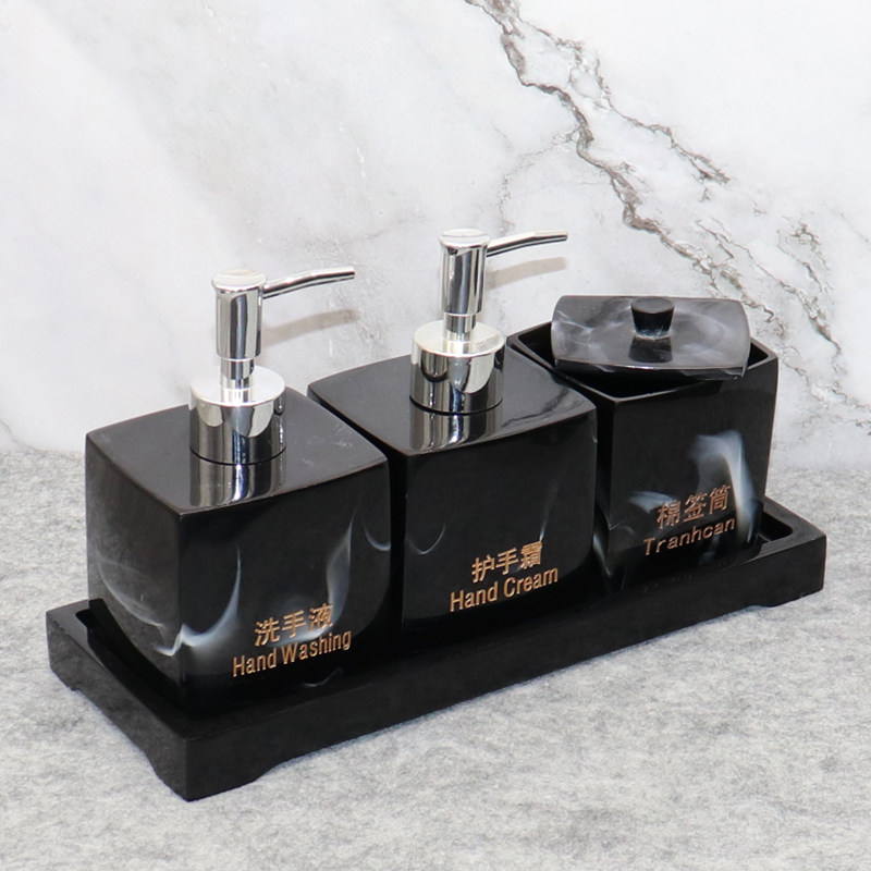 酒店洗手液瓶护手霜棉签盒托盘套装洗漱化妆品小瓶子按压分装空瓶|msdalam kategori keluarga/Alat Pembersihan peribadi, perkakas kebersihan/aksesori bilik mandi, kelengkapan peribadi Kit - dari Buy2taobao.com untuk memberikan perkhidmatan ejen Taobao profesional membeli