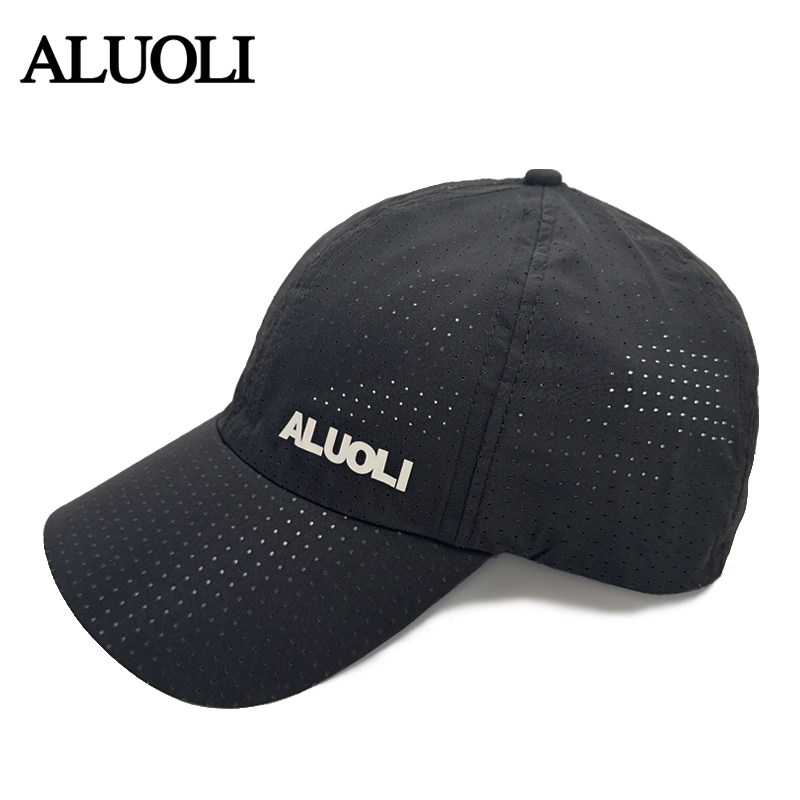 帽子男款2024新款夏季透气防晒遮阳速干棒球帽中年户外薄款鸭舌帽