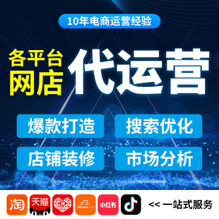 淘宝代运营网店托管天猫整店托管拼多多抖店运营京东推广整店运营