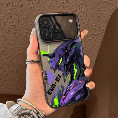 机甲彩银适用iQOO手机壳