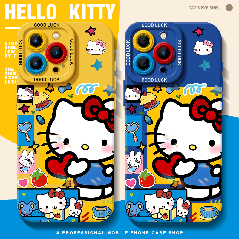 kitty液态猫眼适用苹果手机壳