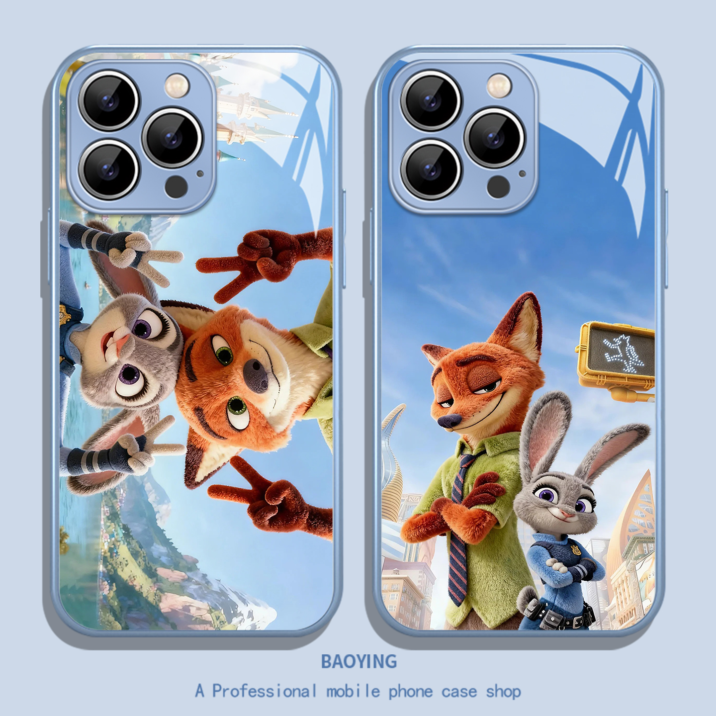 疯狂动物城2玻璃适用苹果手机壳